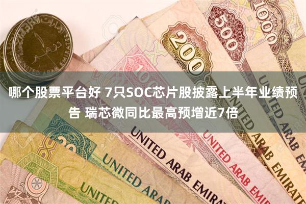 哪个股票平台好 7只SOC芯片股披露上半年业绩预告 瑞芯微同比最高预增近7倍