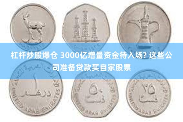 杠杆炒股爆仓 3000亿增量资金待入场? 这些公司准备贷款买自家股票