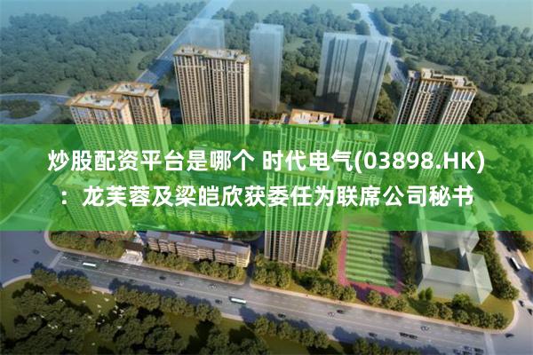 炒股配资平台是哪个 时代电气(03898.HK)：龙芙蓉及梁