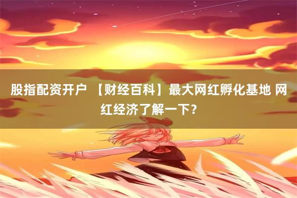 股指配资开户 【财经百科】最大网红孵化基地 网红经济了解一下