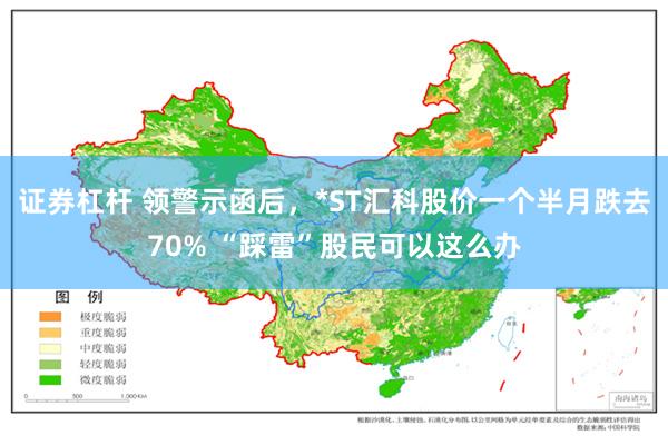 证券杠杆 领警示函后，*ST汇科股价一个半月跌去70% “踩