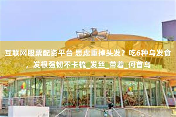 互联网股票配资平台 思虑重掉头发？吃6种乌发食，发根强韧不卡